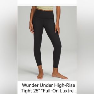 Lululemon black leggings